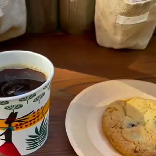 空中の村　オーガニックコーヒー　手作りクッキー